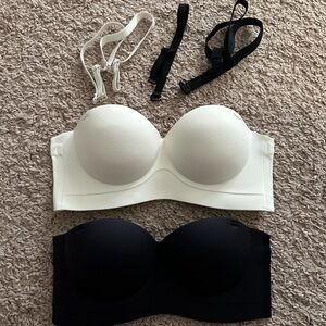 New seamless strapless bras size S